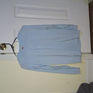 Long Sleeve Shirt, Size S, Light Blue